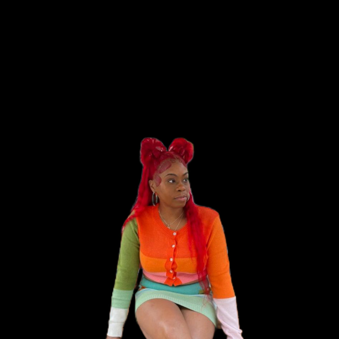 Fruity Fusion Cardigan Skirt Set