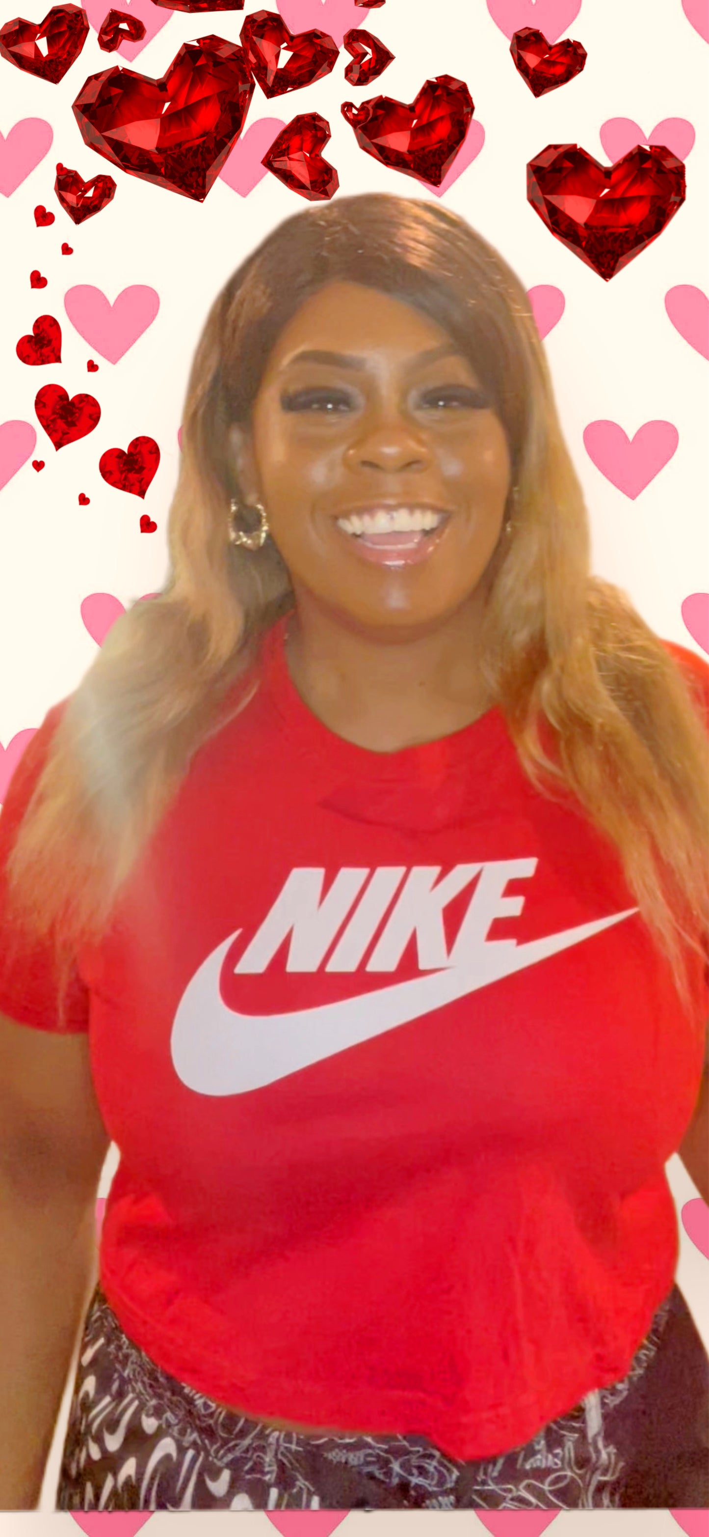 Fye Red/ Nike Crop Top