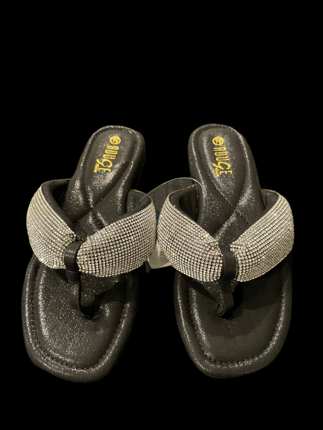 Step'n Pretty Diamond Sandles/Black